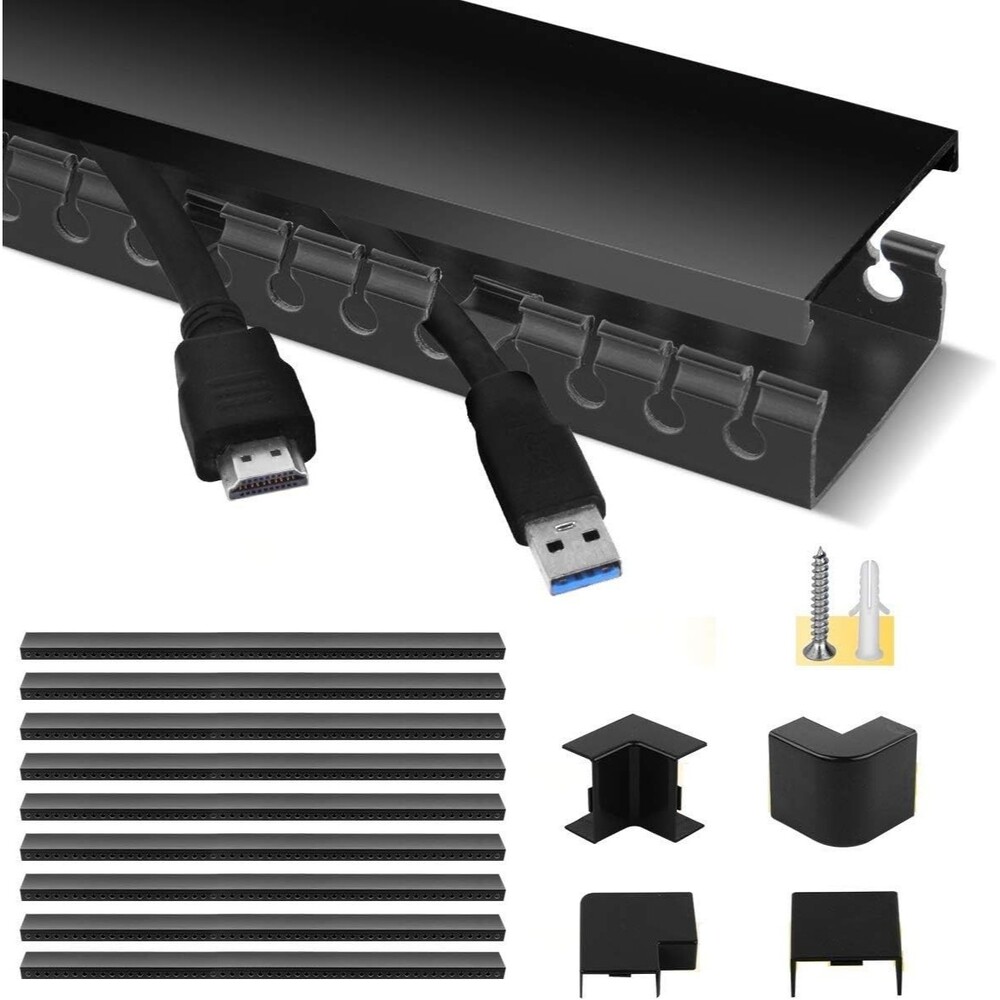 Stageek Cable Management Raceway System Kit - Black (New - Open Box - Complete) - Picture 7 of 10